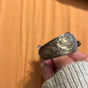 Sterling silver spoon bracelet